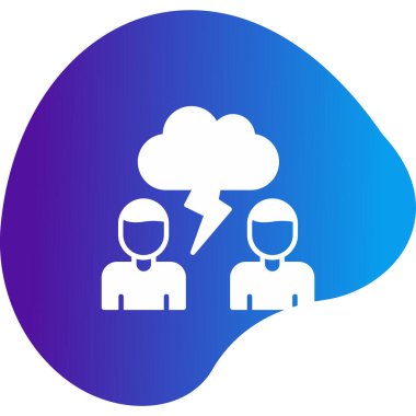 Uyuşmayan insanların vektör illüstrasyonu 