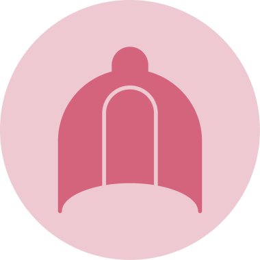 kapsül simgesi, vektör illüstrasyonu basit tasarım