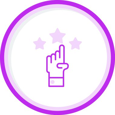 Saygınlık web simgesi, vektör illüstrasyonu