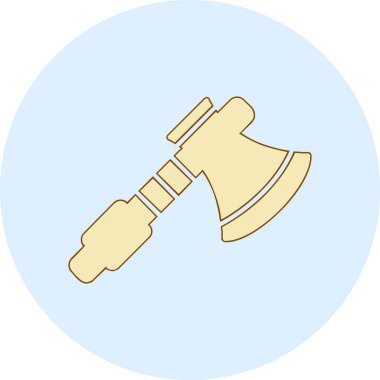 Balta ağ simgesi, vektör illüstrasyonu 