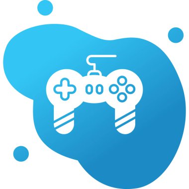 joystick web simgesi basit illüstrasyon 