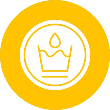 Wasable tabela simgesi, vektör illüstrasyonu