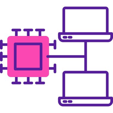 veri paylaşım simgesi. vektör illüstrasyonu        