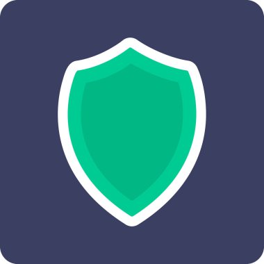 Ağ için koruma kalkanı vektör simgesi 