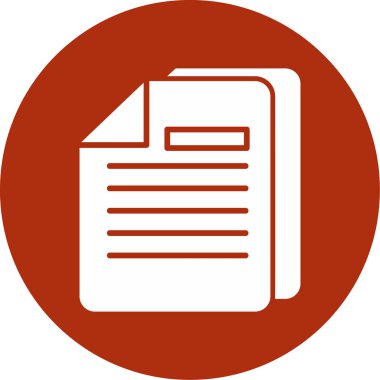 dokümanlar web simgesi vektör illüstrasyonu