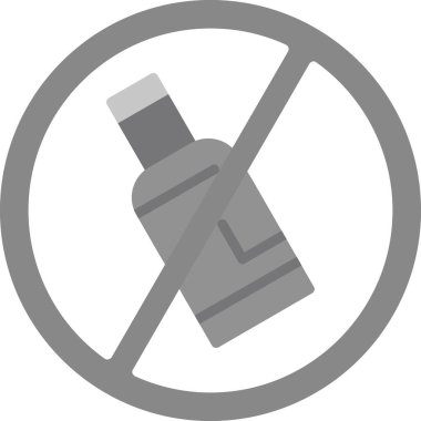 Alkol işareti simgesi çizimi yok