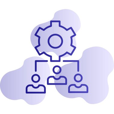 Bir grup insanın vektör çizimi, Takım Yönetimi