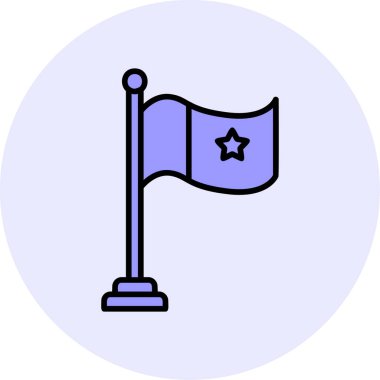 bayrak web simge vektör çizim