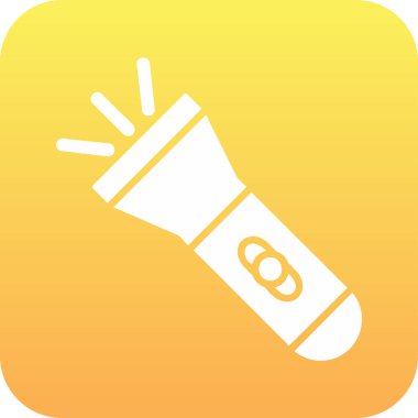 el feneri. Web simgesi basit illüstrasyon