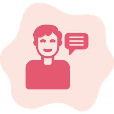 Tavsiye Ağı simgesi basit illüstrasyon