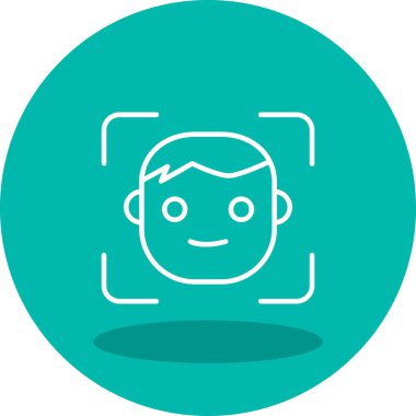 avatar erkek kullanıcı simgesi, yüz kimliği 