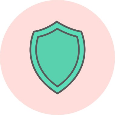 Ağ için koruma kalkanı vektör simgesi 