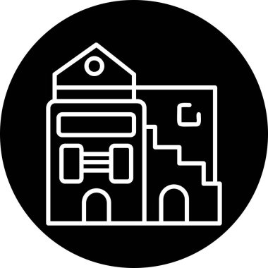 vektör evi oluşturma simgesi, modern tasarım illüstrasyonu 