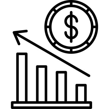 iş büyüme grafik simgesi