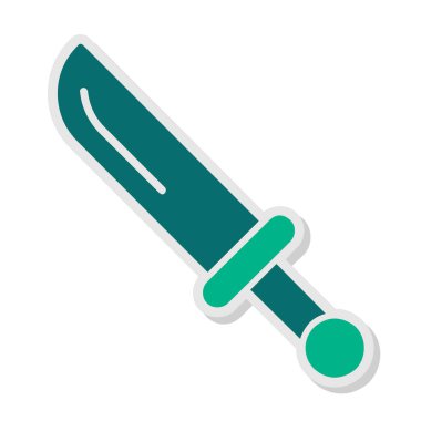 Hançer. Web simgesi basit illüstrasyon 