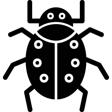 Böcek. Web simgesi basit illüstrasyon 