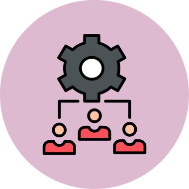 Bir grup insanın vektör çizimi, Takım Yönetimi