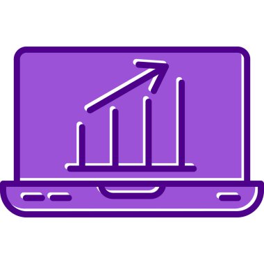 İş çizelgesi. Web simgesi basit illüstrasyon 