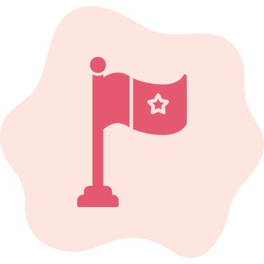 bayrak web simge vektör çizim