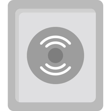 Acil Düğme Web simgesi, vektör illüstrasyonu  