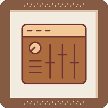 Ses Karıştırıcı vektör çizimi