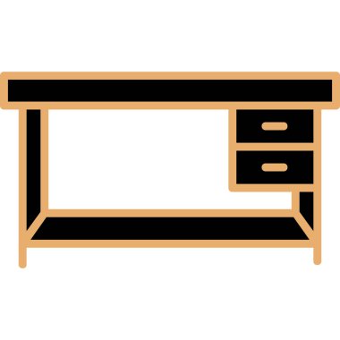 Resepsiyon simge vektör çizim 