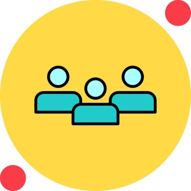 Seyirci Web simgesi vektör illüstrasyonu