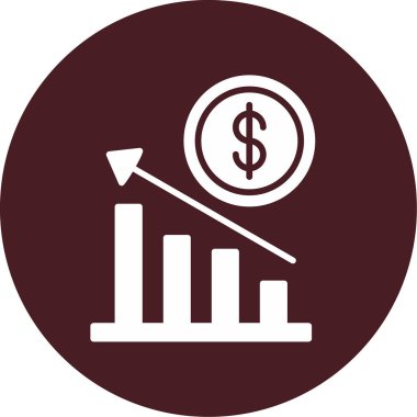 Ekonomi simgesi modern basit illüstrasyon 