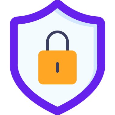 Güvenli simgenin vektör illüstrasyonu 