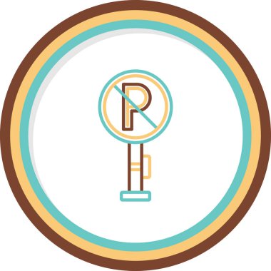 Web simgesi Otopark, illüstrasyon vektör