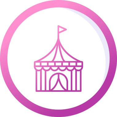 Sirk çadırının vektör çizimi