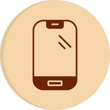Smartphone web simgesi, vektör çizim 