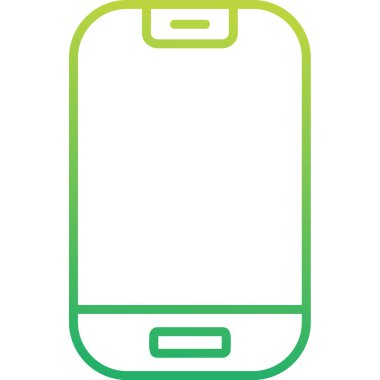 Smartphone web simgesi, vektör çizim 