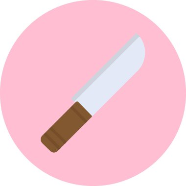 Bıçak. Web simgesi basit illüstrasyon 