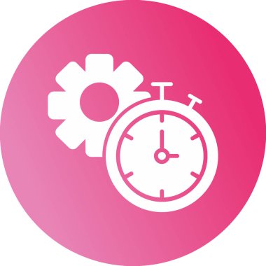 Optimizasyon web simgesi, vektör illüstrasyonu