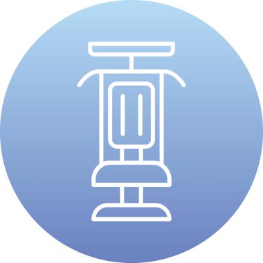 Modern Gym Machine simgesinin vektör çizimi         