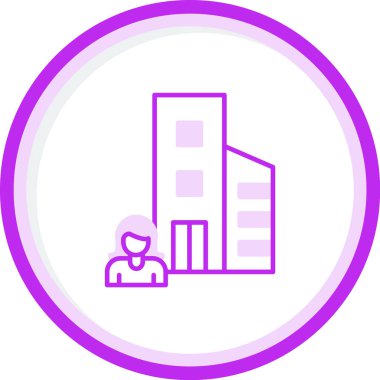 Atılgan ve kadın avatar. Web simgesi basit illüstrasyon 