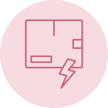 Arz Şoku Ağ ikonu vektör çizimi