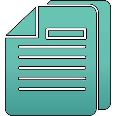 dokümanlar web simgesi vektör illüstrasyonu