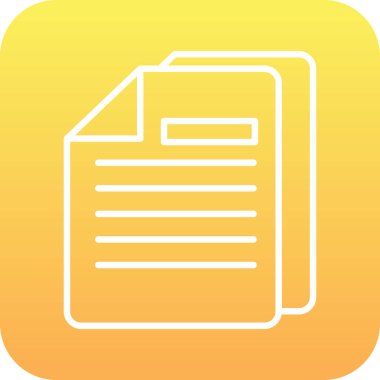 dokümanlar web simgesi vektör illüstrasyonu