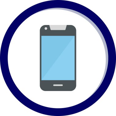 Smartphone web simgesi, vektör çizim 