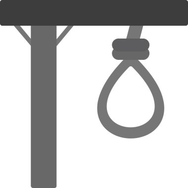 Gallow web simgesi, vektör illüstrasyonu