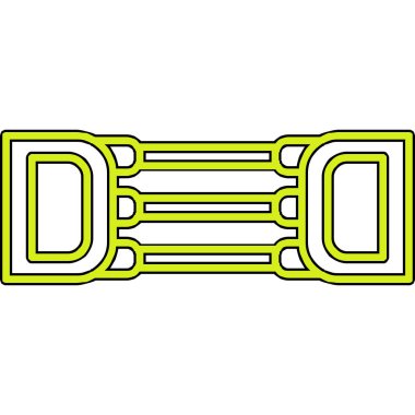 Göğüs açıcı simgesinin web illüstrasyonu