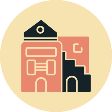 vektör evi oluşturma simgesi, modern tasarım illüstrasyonu 