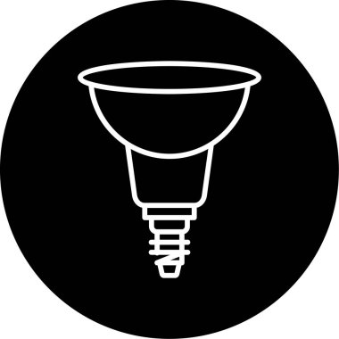 Yansıtıcı ağ simgesi, vektör illüstrasyonu