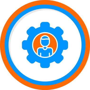 İlişki insanları simgesinin vektör illüstrasyonu