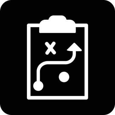 Strateji Simgesi Vektör illüstrasyonu 