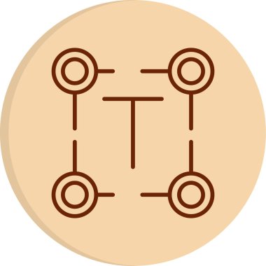 Metin Kutusu web simgesi, vektör illüstrasyonu