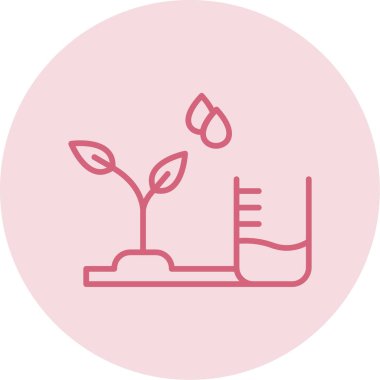 Su Seviyesi Web simgesi vektör çizimi