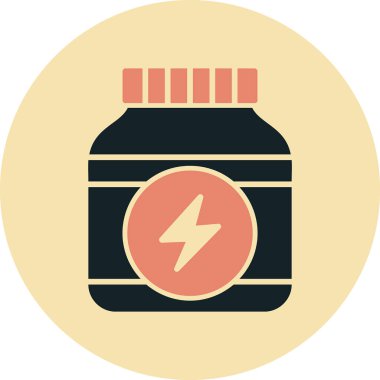 Ek şişe ikonu vektör illüstrasyonu